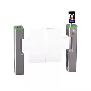 Tùy chỉnh truy cập turnstiles cổng với Nhận dạng khuôn mặt kiểm soát truy cập thẻ Swipe lối vào máy dọc Swing rào cản turnstile - Product Image 5