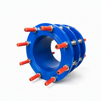Raccord de Démontage en Fonte Ductile à Bride Réglable PN10 PN16 PN25, Joint de Dilatation en Fonte pour Conduite d'Alimentation en Eau