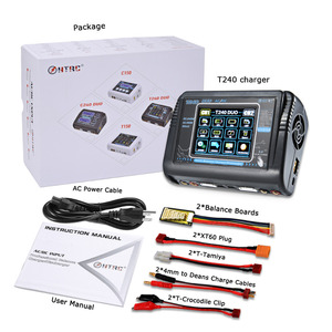 HTRC T240 DUO RC 전기 충전기 150W AC & 240W DC <span class=keywords><strong>10A</strong></span> 터치스크린 듀얼 채널 밸런스 방전기 RC 리포 배터리용 - Product Image 6