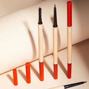 <span class=keywords><strong>Crayon</strong></span> à <span class=keywords><strong>sourcils</strong></span> ultra fin 3D à double embout, longue tenue, imperméable, minéral, avec logo personnalisé pour marque privée - Product Image 4