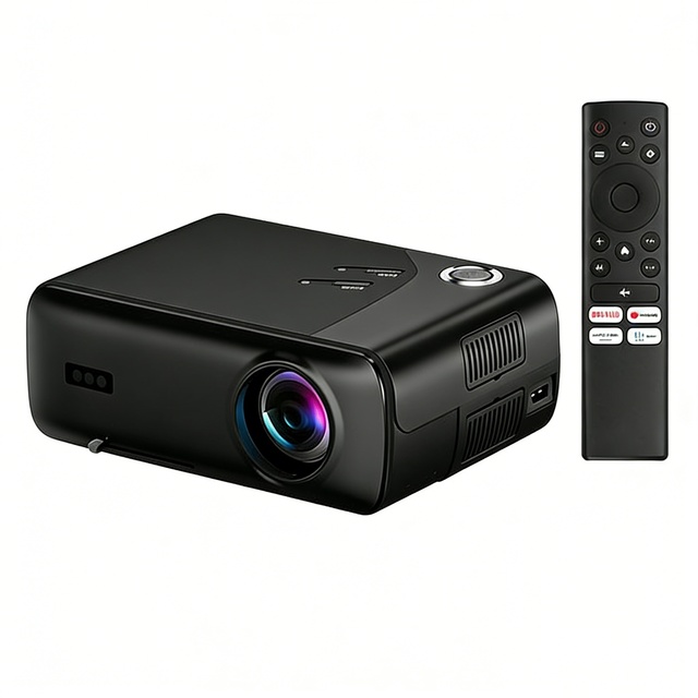 WiFi 6 Linux Projector 1600ANS 1080p Support 4K Auto Focus 4D Keystone 8W HIFI Stereo Speaker 3.75kg Lightweight for Gaming OEM