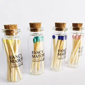 Bâtons assortis pour bouteille en bois et verre, 10 pièces, vente en gros, assortis, couleurs