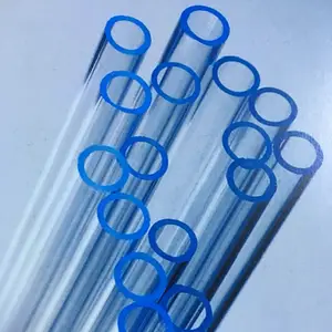 Tubo de quartzo transparente resistente a altas temperaturas e ultravioleta, tubo de vidro de quartzo personalizado de todos os tamanhos