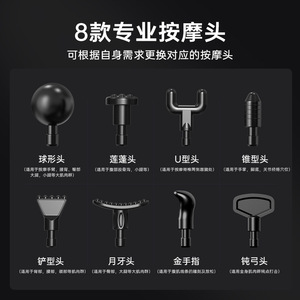 Lenovo Massage Gun 12 Speed Levels Brushless Motor 5 Massage Heads USB Rechargeable For Muscle Neck Relief - Product Image 4