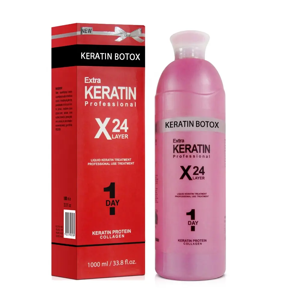 OEM factory keratin manufacturer brazilian straight treatment straightening cream protein hair straight wash same day 1000ml