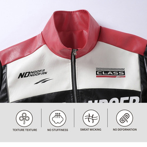 <span class=keywords><strong>Veste</strong></span> de course en cuir populaire <span class=keywords><strong>pour</strong></span> hommes Vestes de moto en PU <span class=keywords><strong>pour</strong></span> Superbike Dirt Bike - Product Image 4