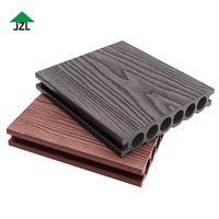 Plancher en composite bois-plastique imperméable antidérapant pour extérieur 25 mm pour jardin