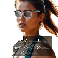 Gafas de Sol Inteligentes con IA y Protección Anti-Luz Azul, Traducción en Tiempo Real, Control Táctil, Resistentes al Agua IP67, Reproductor de Música y Asistente de Voz