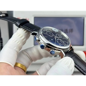 Montre de plongée automatique mécanique de style designer haut de gamme avec affichage de la date, bracelet en cuir de veau, étanche, lumineuse, boîtier en acier inoxydable - Product Image 4