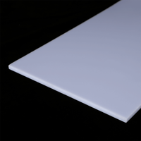 Vente en gros 3mm 1/8 "Opaque blanc brillant feuille acrylique vierge panneau PMMA pour l'impression, la peinture découpe laser projets de sublimation