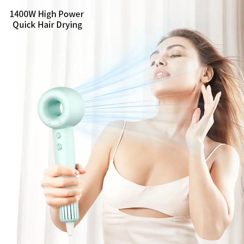 Новый 2024 на заказ, 1400 Вт, Профессиональный высокоскоростной электрический фен для выдувания, ионный стайлер для волос, профессиональный домашний салон