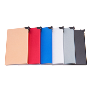 Portefeuille de <span class=keywords><strong>carte</strong></span> de crédit à levier de blocage RFID en alliage d'aluminium cadeau de qualité supérieure - Product Image 6