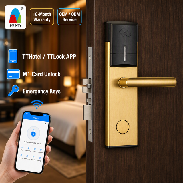 TTHotel TT Hotel Lock App WiFi Waterproof Digital Stainless Steel Hotel Room Cerradura Card Swipe Smart Door Lock