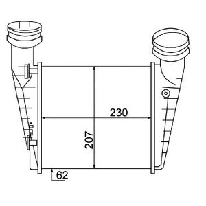 8 d0145805c 3 b0145805d 3 b0148405d 8 d0145805 per VOLKSWAGEN <span class=keywords><strong>Passat</strong></span> 2004 <span class=keywords><strong>2005</strong></span> turbo radiatore intercooler - Product Image 4