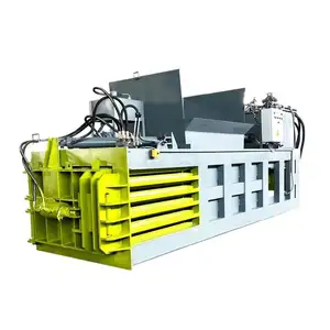 Automatic horizontal rubbish baling press machine/hydraulic waste paper baling machine/horizontal cardboard baler