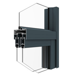 Sistema de Puerta Corredera y Abatible de Aluminio XF55 6063 T5, Diseño Híbrido que Ahorra Espacio para Villas Modernas - Product Image 2