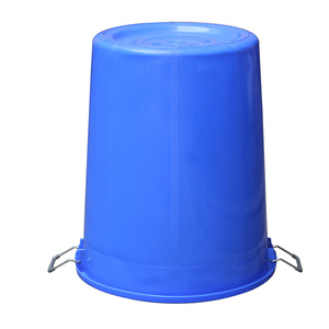 Fût rond en <span class=keywords><strong>plastique</strong></span> de 200 L avec poignée en fer et couvercle, grande capacité, pour produits chimiques, poubelle extérieure en <span class=keywords><strong>plastique</strong></span> - Product Image 2