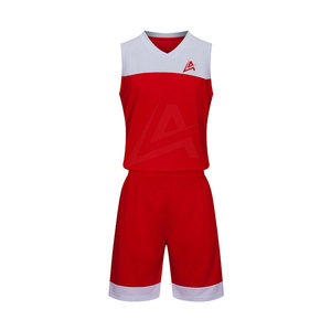 Outdoor Sports Wear Basketball Uniform Polyester Material High Quality <b>Light</b> Weight Basketball Uniform - Product Image 1