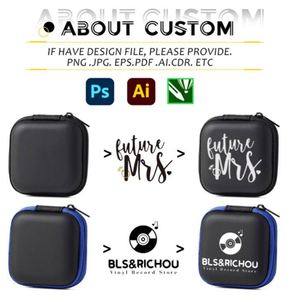 Personalized Cool Gadget Data Cable <b>Storage</b> <b>Box</b> Shockproof Earphone Cases Promotional Custom Eva case Zipper Bag with logo - Product Image 3
