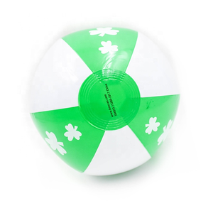 Aufblasbarer Wasserball mit Logo-Druck benutzer definierte <span class=keywords><strong>36</strong></span> Kunststoff Stoff Werbung weiß grün bunt Wasser PVC Strand bälle in loser Schüttung - Product Image 2