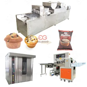 Cupcake making machine | Macchina incrostazioni che fa la linea di prodotti