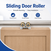 Roulettes de porte coulissante linéaire robustes en acier zingué, résistantes à la rouille, durables, pour usage en entrepôt et école, vente en gros sur mesure