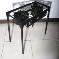 Cuisinière à gaz à deux brûleurs