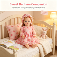 Poupée Reborn réaliste de 22 pouces, corps entièrement en vinyle, aspect de nouveau-né, vêtements assortis, personnalisable, vente en gros, cadeau