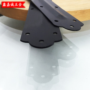Black <b>Iron</b> Furniture Connector Strip <b>8</b> 10 18 Inch Reinforcement Hardware For Cabinet Mirror Fixing Durable Support - Product Image 1