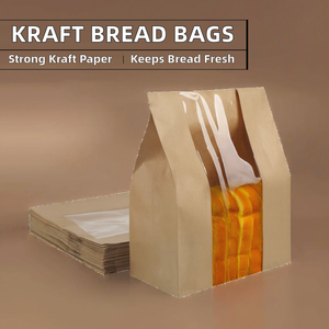 Sac de transport en papier kraft classique, écologique, réutilisable, durable, avec poignées torsadées |   Impression flexographique personnalisable pour lait et sushis - Product Image 2