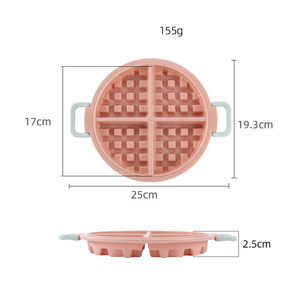 <span class=keywords><strong>Moule</strong></span> à gaufres en <span class=keywords><strong>silicone</strong></span> de qualité alimentaire <span class=keywords><strong>four</strong></span> à friteuse à air résistant à la chaleur plateau de cuisson ménager moules à gaufres à gâteaux - Product Image 6