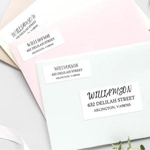 Autocollants d'<span class=keywords><strong>adresse</strong></span> pour invités de mariage personnalisés, imperméables, avec forme personnalisable pour utilisation en exposition - Product Image 6