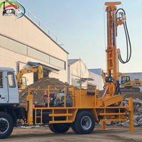 Machine de forage de puits d'eau montée sur camion, occasion, en promotion, profondeur 200m, pour puits civils