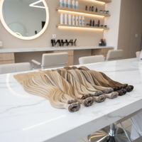 Offre Spéciale : Tissage de Cheveux 100% Cuticules Alignées, Cheveux de Donneur Unique, Tissage à Coudre, Meilleures Extensions de Cheveux Caucasien Double Drawn