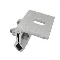 Support de montage solaire en acier inoxydable et aluminium de type U résistant à la corrosion avec garantie de 12 ans pour les systèmes de panneaux solaires