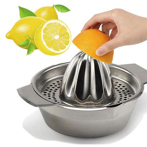 Presse-agrumes manuel pour presse-agrumes à main extracteur de fruits exprimidor de <span class=keywords><strong>limon</strong></span> en acier inoxydable presse-citron pour récipient - Product Image 1