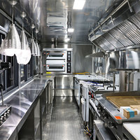 Remorque alimentaire mobile CAMPTRL avec cuisine complète, camion de restauration, chariot à café, camionnette à glaces, camion de cuisine de rue