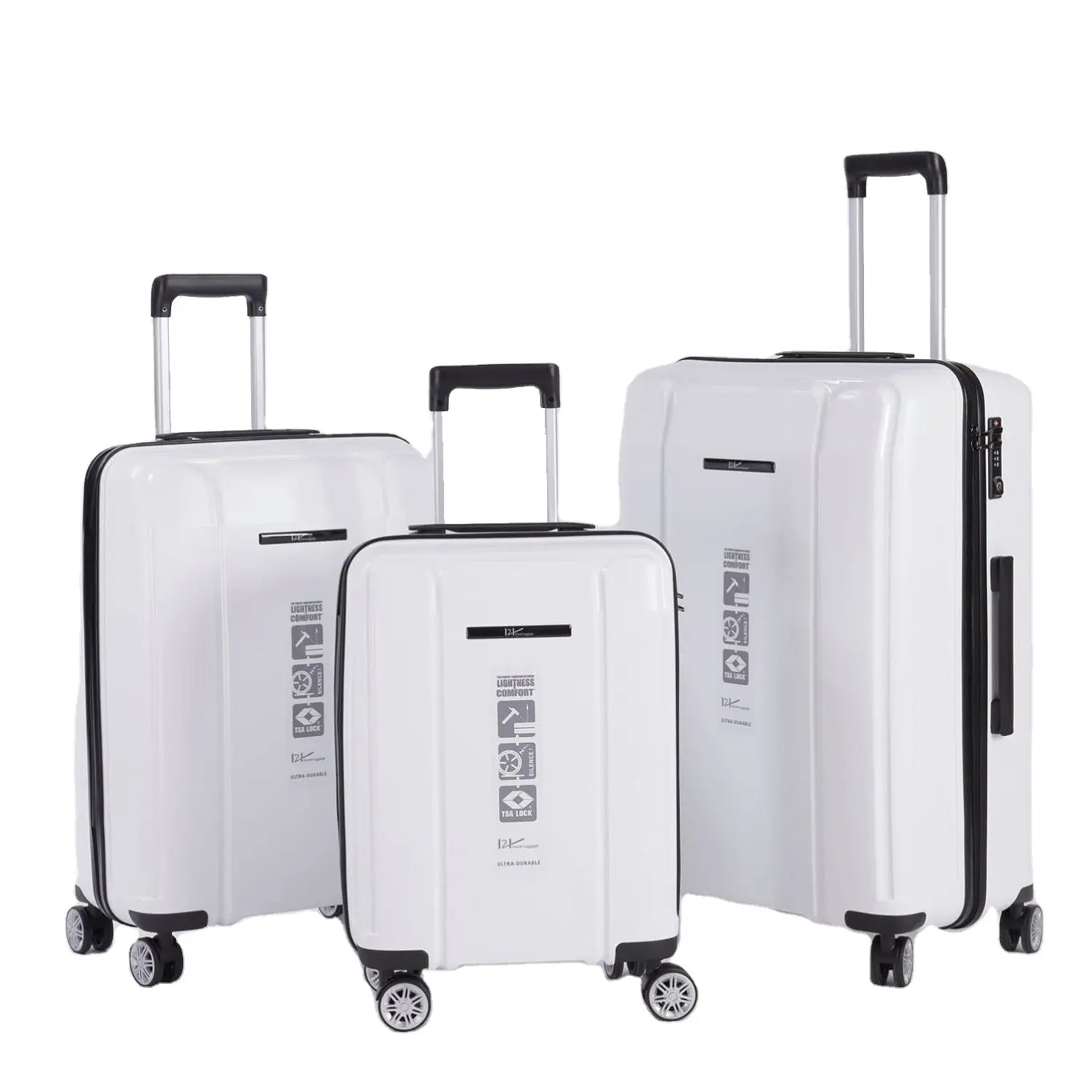 2 шт. в 1 наборе, Модный водонепроницаемый складной чемодан на колесиках для путешествий с сумкой-тоутом для женщин