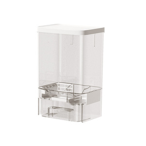 Distributeur de riz mural Shopify pour dropshipping, type tiroir, boîte de rangement de céréales sans perçage, anti-humidité pour cuisine - Product Image 1