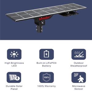 Lumiere solaire exterieur防水両面ソーラーパネル街路灯80W100W120W150W屋外LEDソーラー街路灯 - Product Image 2