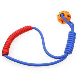 เชือกคอตตอนเคี้ยวของเล่นสำหรับสัตว์เล็กของเล่นสุนัขสีสันสดใสทำจากยางอุปกรณ์สำหรับสัตว์เลี้ยง - Product Image 6