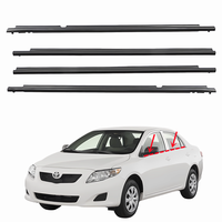 Moldura de Ventana Lateral de Coche y Burlete de Puerta para Toyota Corolla 2009 2010 2011 2012 2013