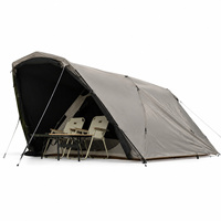 Tente de camping tunnel AeroMara à installation instantanée, double couche Oxford, trois saisons, 405x240x175cm, tente intérieure 190T PA 2000-3000mm