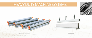 Machine de reliure à perforation multi-matrices Super600, perforatrice industrielle robuste pour livres, perforatrice à fil, état neuf, moteur, <span class=keywords><strong>restaurant</strong></span> - Product Image 5