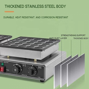 <strong>Electric</strong> 25 PCS <strong>Pancake</strong> Machine 900W <strong>Mini</strong> <strong>Pancake</strong> <strong>Maker</strong> <strong>Mini</strong> Dorayaki <strong>Mini</strong> Hotcakes - Product Image 3