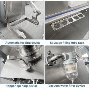 Máquina Automática ORME para Hacer Salchichas Rusas, Máquina Pequeña para Rellenar Salchichas al Vacío y Retorcerlas - Product Image 4