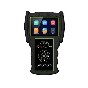 Alat Pindai Diagnostik Sistem ganda, pemindai kode sepeda motor, Dual sistem, alat Pindai diagnostik, penganalisa baterai Digital LCD, pembaca kode kesalahan mesin, mendukung Perl