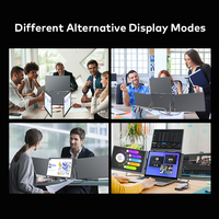 Monitor Portátil de 15.3 Pulgadas, Modos de Pantalla Alternativos, Conexión con un Solo Cable, Giro Vertical, Detección Automática, Fácil de Transportar
