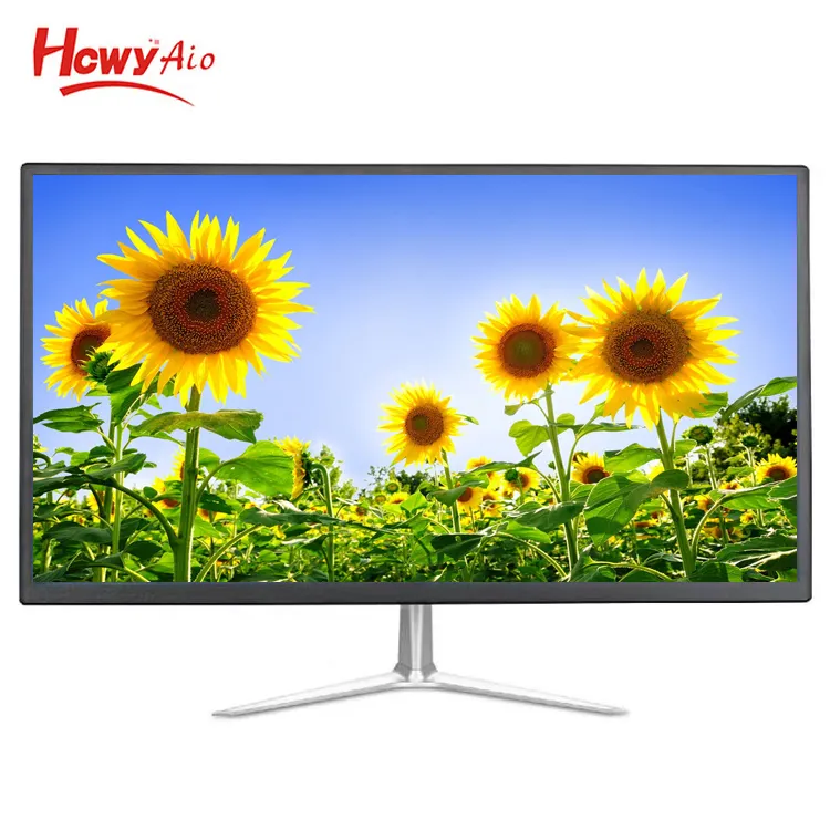 DP יציאת מחשב מחשב 24 אינץ מלא VGA 4k LED צג 24 ''LCD תצוגה תעשייתית