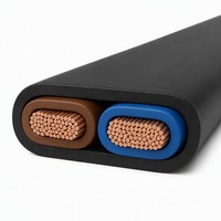 H05VVH2-F Flaches Flexibles PVC-Stromkabel EN 50525-2-11 300/500V Zweileiterkabel für Mittelschwere Beanspruchung Innenbereich Feuchtraumgeeignet Gerätekabel